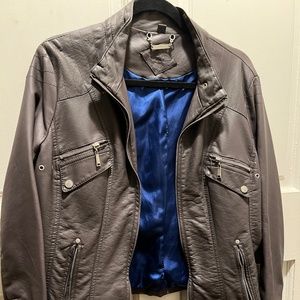Womens Faux Leather Jacket